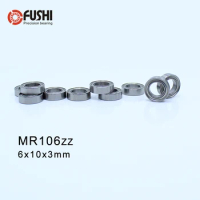 MR106ZZ ABEC-1 (100PCS) 6X10X3mm Miniature Ball Bearings MR106ZZ