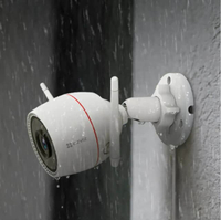 กล้องวงจรปิดภายนอกบ้าน รุ่น C3TN 3MP Wi-Fi, การพูดคุยแบบสองทิศทาง สีขาว