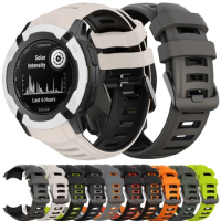 Color Block Bracelet for Garmin Instinct 2X Band Strap Sport Correa Wristband for Garmin Instinct 2X Solar Pемешок Tactical