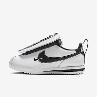 Nike Wmns Cortez [FJ7870-101] 女 休閒鞋 經典 復古 紀念款 阿甘鞋 拉鍊 陰陽 白黑