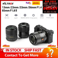 Viltrox 13mm 23mm 33mm 56mm F1.4 85mm F1.8 II 75mm F1.2 Wide Angle Lens APS-C for Sony E-mount A6400 A7III a7R