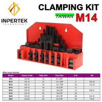 CK Clamp Set M14 Clamping Kit Clamping Set Penjepit Klem Meja Milling