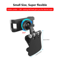 Baby Stroller Mobile Phone Holder Rack Universal 360 Rotatable Pram Cart Clamp Mount Bicycle Phone Holder GPS Support Bracket