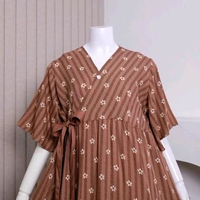 Laiba - Dress Daster Rumahan Model Kimono Bahan Rayon Premium Busui & Hamil Friendly Variasi 6