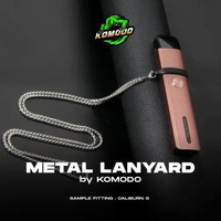 Metal Lanyard Stainless Steel Chain +3 O Ring Karet Kecil Sedang Besar
