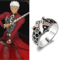 Fate/stay Night Emiya Archer Cosplay Finger Ring Fate Grand Order Rings Fashion Jewelry Halloween Costume Prop