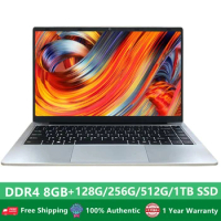 QMDZ Intel lapto J4105 14.1 Inch RAM 8GB ROM 128G 256G 512GB SSD Windows 10 Pro Cheap Student Laptop Intel Laptop Computer