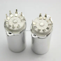 4PCS/LOT Generic 9 pin PCB tube socket with Aluminum shield For 12AX7,12AU7,12AT7 6922
