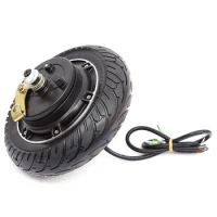 8-inch brushless skateboard wheel hub motor, 24V, 36V, 48V, 350W, little dolphin motor, with solid tires