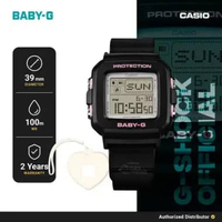 Baby-G BGD-10KH-1DR BGD-10 Series Jam Tangan Digital Wanita Original Resin Strap (Love Bag Charm Inc