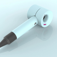 【原生良品】Dyson吹風機專用馬卡龍純色矽膠防塵保護套(天空藍)
