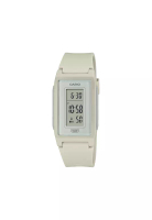 Casio Women's Digital Watch LF-10WH-8 with Beige Resin Strap