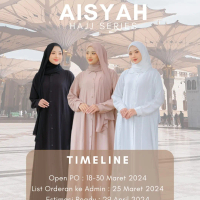 Aisyah Hajj Series Gamis Wanita Syari