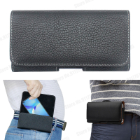 Leather Phone Pouch for Samsung Quantum 2 A82 S21 S20 Plus Waist Flip Case For Galaxy A72 A52 F62 Note 20 Belt Clip Holster Case