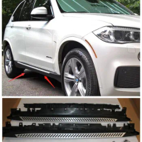 High Quality Aluminum Alloy Running Boards Side Step Bar Pedals Fits For BMW X5 E70 2014-2018