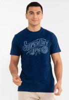 Superdry Vintage Script Indigo Workwear T-Shirt - Original &amp; Vintage