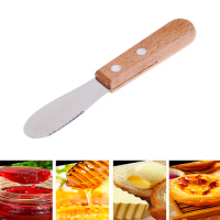 1 Pc 13cm Butter Knife Sandwich Spreader Cheese Slicer Stainless Steel Wide Blade Slicer Kitchen Tools