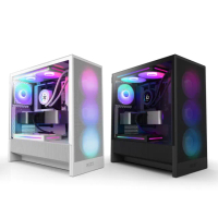 【NZXT 恩傑】ALL NEW H5 FLOW RGB(2024新/隱藏式電源/無腳墊/內建360一體扇與靜音扇)