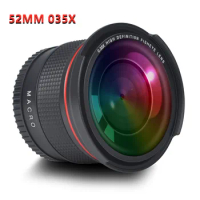 Tectra 52MM 0.35xFisheye Nikon Wide Angle Lens for Nikon D7100 D7000 D5500 D5300 D5200 D5100 D3500 D3400 D3300 D3200 D3100 D3000