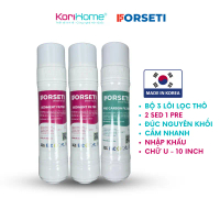 Combo 3 Lõi Lọc Nước Hàn Quốc Forseti (2 Sed 1 Pre) thay thế cho máy Coway, Aosmith, Korihome ..Dạng