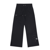 Nike 褲子 NSW Fleece Pants 女款 黑 長褲 高腰 內刷毛 彈性 喇叭褲  FB1919-010