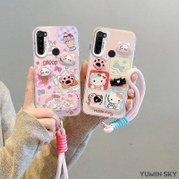 เคสใหม่พร้อมโครงสำหรับ Realme 5/5S, C3, 5I, 6I, Narzo 10A, Narzo 20A และ RMX1911 สติกเกอร์การ์ตูน 3D