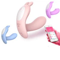 Leten APP Bluetooth Dual Vibrating Panties G-spot Clitoris Stimulatorn Massager Butterfly Dildo Vibrator Sex Toys For Woman Shop