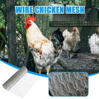 Chicken Mesh Wire Galvanized Hexagonal Mesh Craft Home Decor Iron Chicken Wire Chicken Fencing Wear-Resistant Hexagonal Netting
