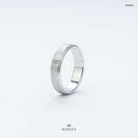 Cincin Nikah Tunangan Couple Winata Jewelry Bahan Perak Rhodium