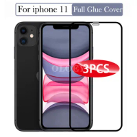 3Pcs Protective glass For iphone 11Pro Max Full Glue Cover tempered Glas for apple iphone11 pro Max 11 pro max Screen Protector