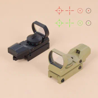 Tactical Hot 20mm Rail Riflescope Hunting Optics Holographic Red Dot Sight Reflex 4 Reticle Scope Collimator Sight