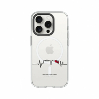 【RHINOSHIELD 犀牛盾】iPhone 14系列 Clear MagSafe兼容 磁吸透明手機殼/撲通撲通(Hello Kitty)