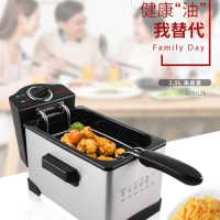 Electric fryer Commercial fryer home oil fryer Multi-function French fries machine Large capacity fryer
