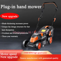 Gas Powered Hand Propelled Electric Lawn Mower Home Lawn Mower Multifunctional Lawn Mower Adjustable Home Outdoor Lawn Mower