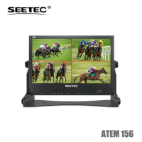SEETEC ATEM156 15.6 Inch Live Streaming Broadcast Director Monitor for ATEM Mini Video Switcher Mixer Pro StudioEM Mini