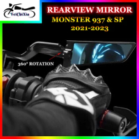 New Motorcycle Rearview Mirror For Ducati Monster 937 MONSTER 937 SP Accessories Side Mirrors Adjustable Rear View Mirror