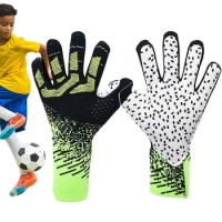 Football Goalkeeper Gloves Professional Gloves Goalkeeper Soccer Gloves With Latex Palm Grips For Amateur Soccer Goalies Or