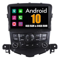 Car Radio Multimedia Player for Chevrolet Cruze Lacetti 2 Octa Core Android 10 Automotivo GPS Navigation Navigator Stereo