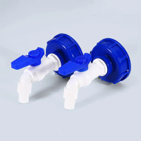 IBC ก๊อกแตะถังวาล์วอะแดปเตอร์วาล์วหยาบสวน quict Connect faucet 12 34 TANK Tap Tap Tap Tap
