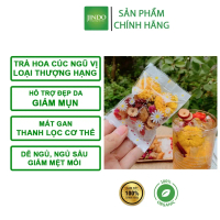 30 Gói Trà hoa cúc ngũ vị Thảo dược xanh số 1 JINDO thượng hạng tác dụng giúp đẹp da, tốt cho sức kh