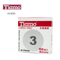 【Tiamo】丸型濾紙#3  100入(HG3020)