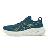 Asics 慢跑鞋 GEL-Nimbus 26 男鞋 女鞋 藍 綠 緩衝 厚底 針織 運動鞋 亞瑟士 1011B794402