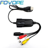 New USB 2.0 Audio Video Capture Card Adapter VHS to DVD Video Capture for Windows 10/8/7/XP Capture Video Device Adapter
