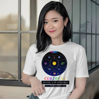 Coldplay Shirt [PUTIH] / OOTD TERBARU / ATASAN KEREN / TRENDY / KADO PACAR / REKOMENDASI / By chaker