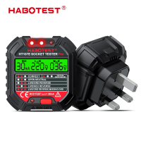 New Popularity HABOTEST HT107 GFCI Socket Tester Electric Leakage Finder With Voltage Display 48V-25