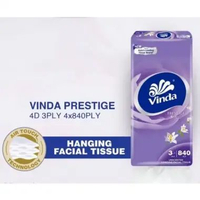 VINDA FACIAL TISSUE PRESTIGE 840LBR