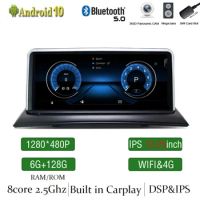 DSP Receiver 10.25" Apple CarPlay Android 13 Auto Car Multimedia For BMW X3 E83(2004-2010) Head unit Rear Camera IOS Iphone