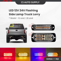 LED 12V 24V Flasher Light Truck Safety Warning Light Mix Colors Strobe Car Lorry Trailer Flashing Ke