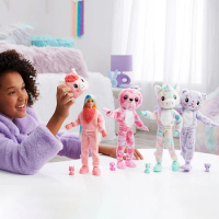 Miniso Barbie Blind Box Surprise Pet Secret Box Change Color Toy Doll Rabbit Panda Princess Interactive Home Girls' Kawaii Gifts