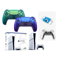 【SONY 索尼】PS5 Slim 光碟版 遊戲主機 原廠雙手把組合(第二支手把顏色可任選)